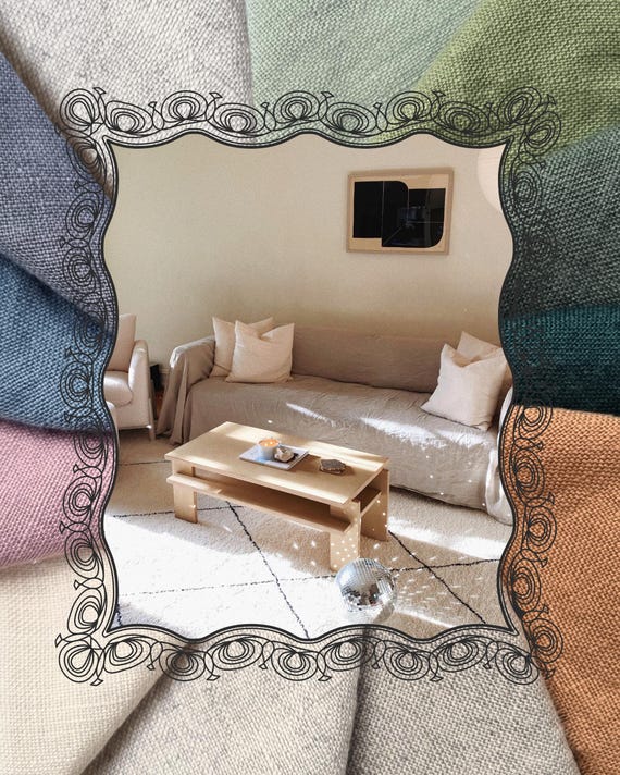 Leinen Couchüberwurf. Sofaüberwürfe oder Sofaüberwürfe. Lose Kissenhülle. Sitzauflage für Home Renovation und Schutz