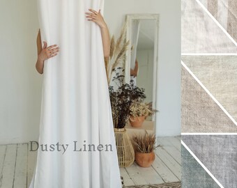 Shower curtains. Handmade Bathroom Curtains: Waterproof Linen Bath Tub Drapes. Eco-Friendly Water Resistant Curtains for a Sustainable Bath