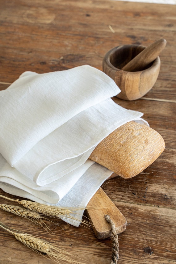 French Striped Tea Towel Hostess Gifts - 3 Ways - All 4 One Home