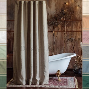 Cortina ducha tela rayas azul 180 x 200 cm. cortina baño, cortina tela  impermeable con ani