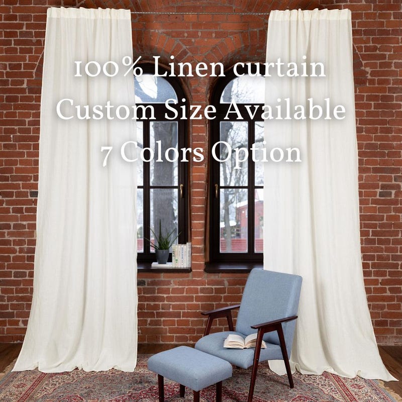 Sliding Door Tab Panels Curtains - Etsy