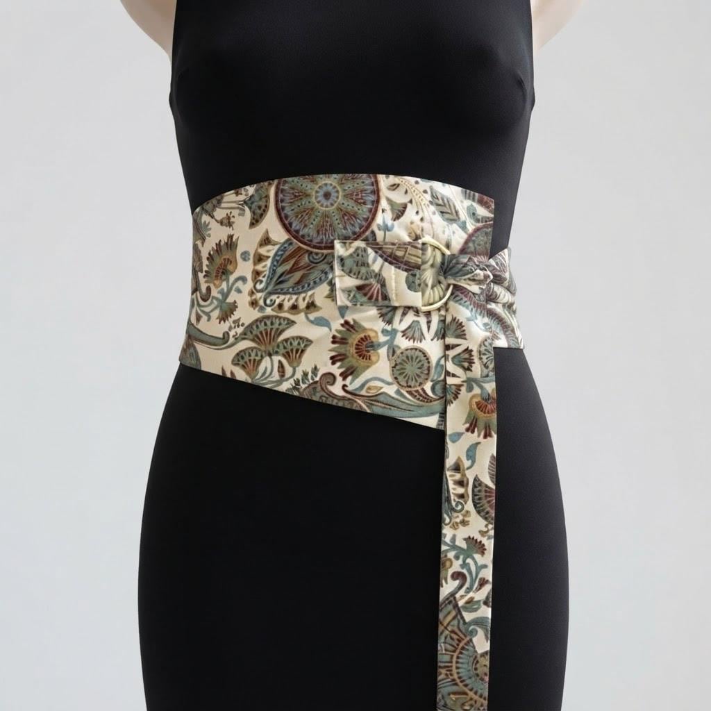 Floral Obi Belt - Etsy