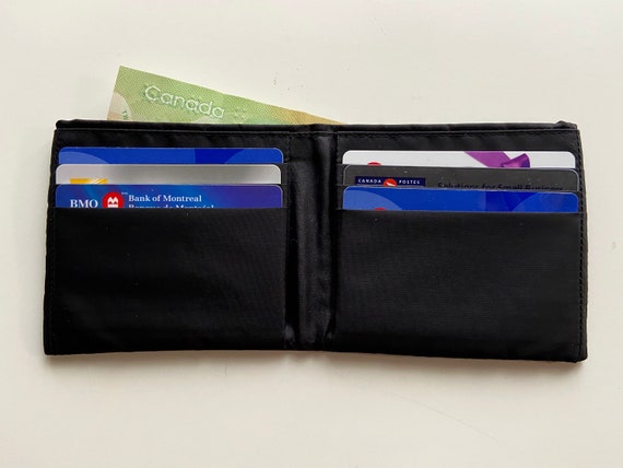 Small Geometric Wallet Small Wallet Bifold Fabric Wallet Vegan Wallet Mens Wallet Slim Wallet.
