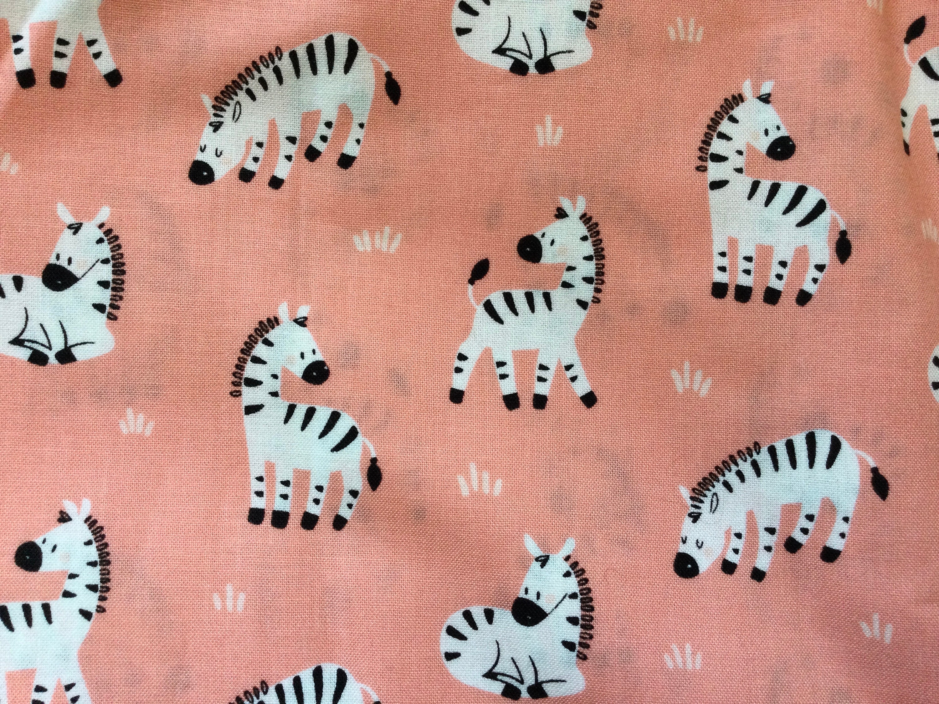 Zebra Print Cotton Fat Quarter. 100 Cotton. Quilt Fabric. Etsy