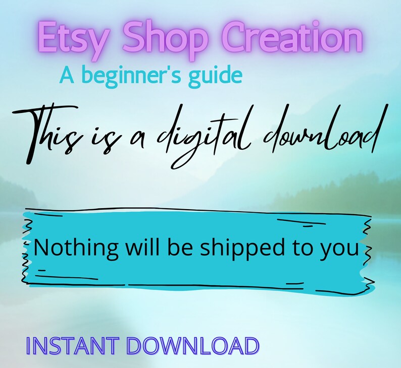 Etsy Shop Set up Howto Video Listing Tips 5 Checklists 3 Templates Symbols Set Instant Download