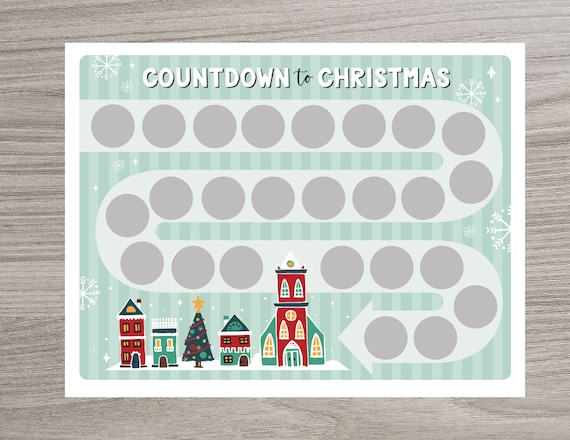 Christmas Countdown Scripture Scratch-Off Advent Calendar – Deeper