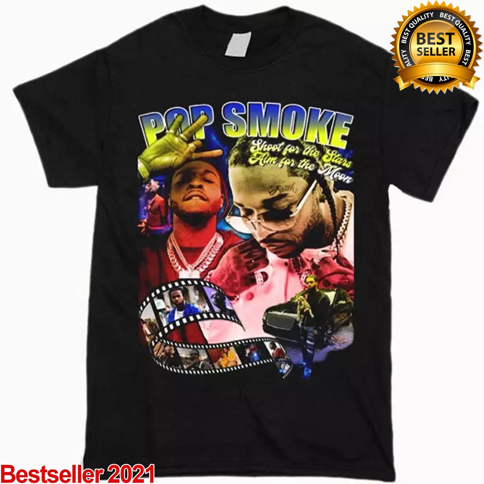 Pop Smoke Graphic Shirt Rapper Shirt Hip hop Shirt Unisex Etsy