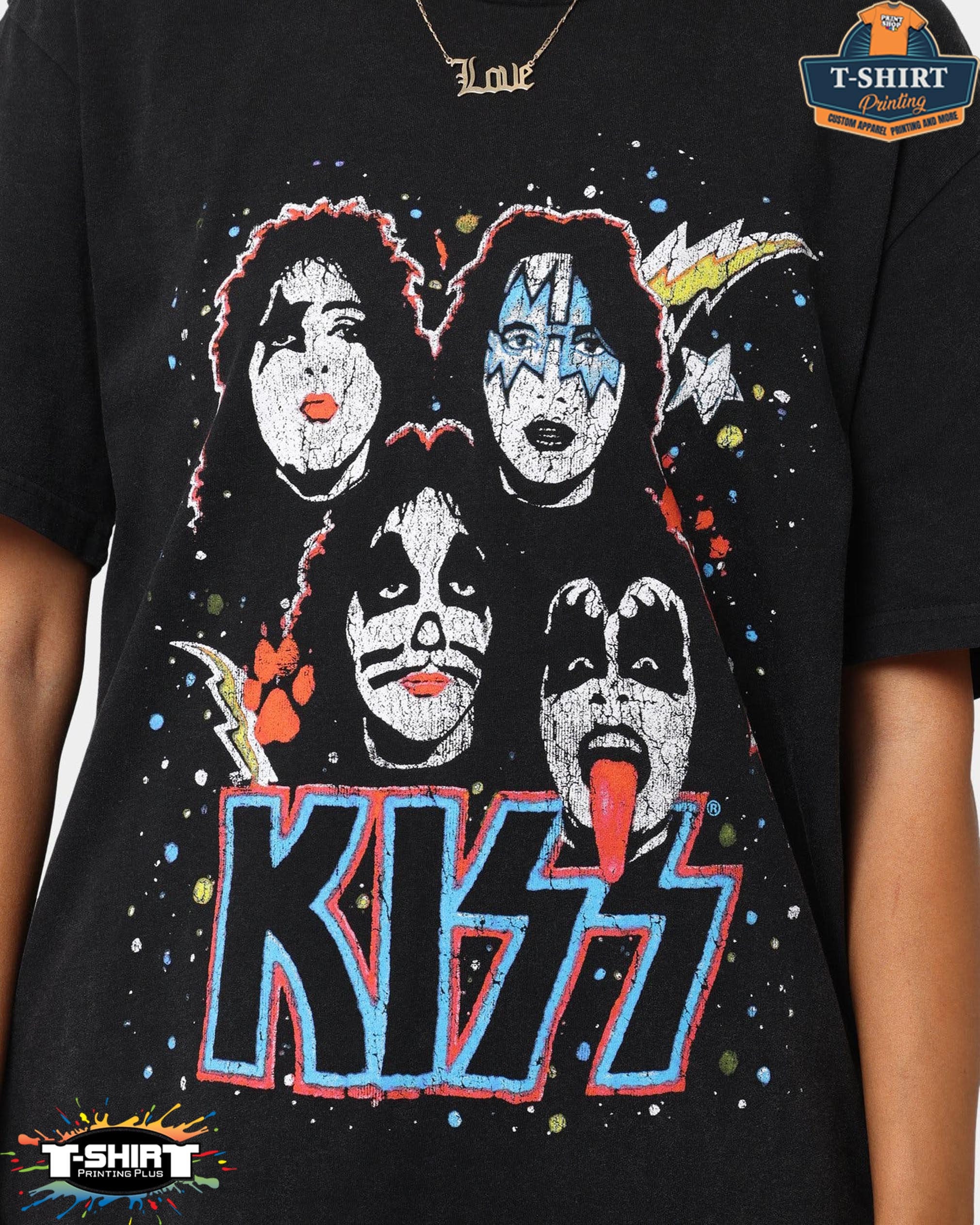 Kiss T Shirt Vintage
 Vintage Kiss Face Shirt Kiss Rock Band Tee Uni T Shirt