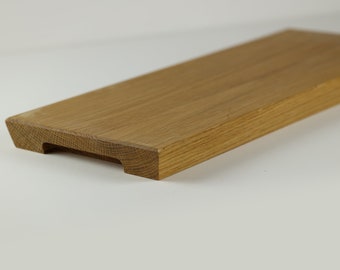 White Oak wood - Serving Tray. Simple and elegant natural wood grain with contemporary design