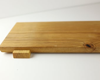 Large Ash wood serving tray. This center piece is ideal for elevating your holiday table settings.