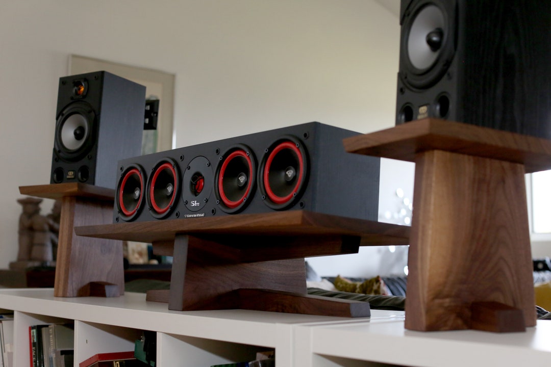 Home Theater Speaker Stand Set Etsy