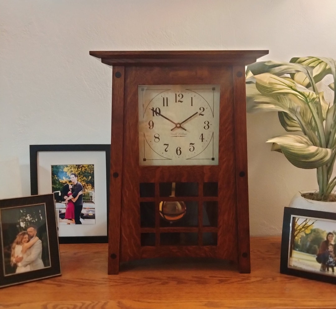 Mantle Clock Amish Crafted Etsy