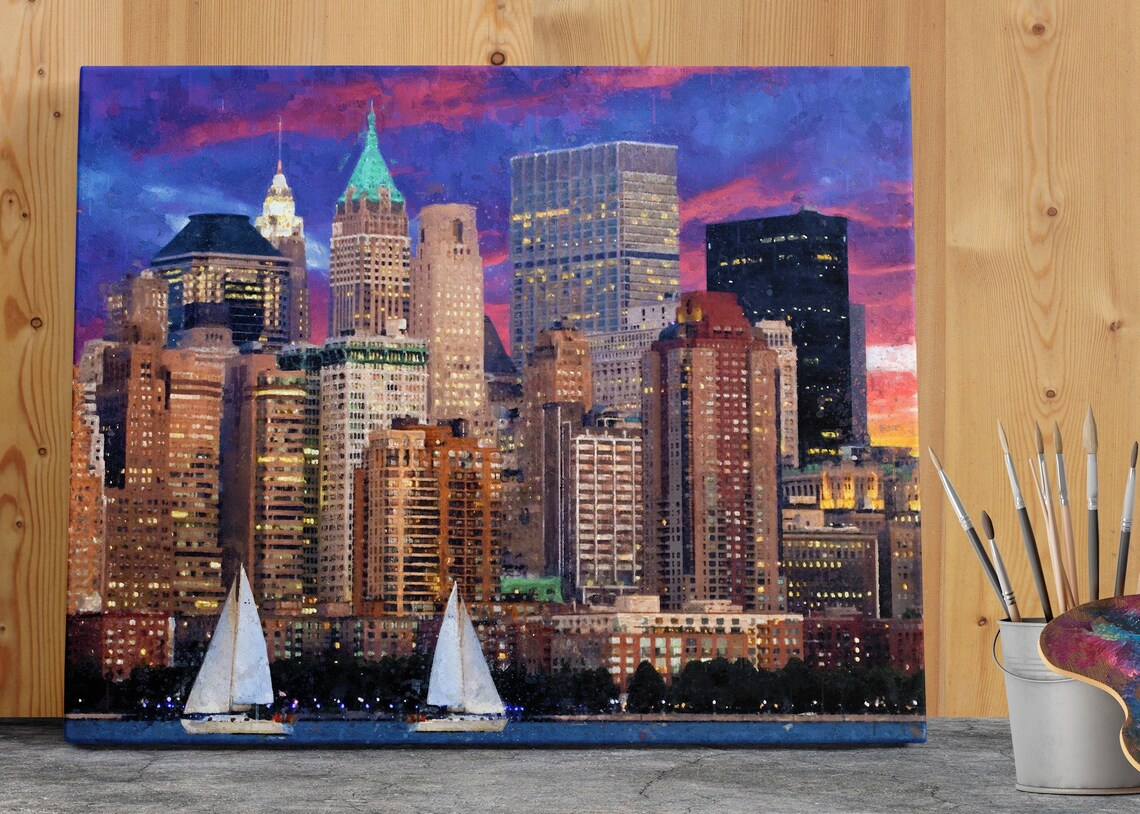 New YorkNew York art print New York wall art New York Etsy