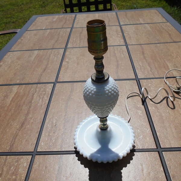 Milk Glass Oil Lamp Etsy