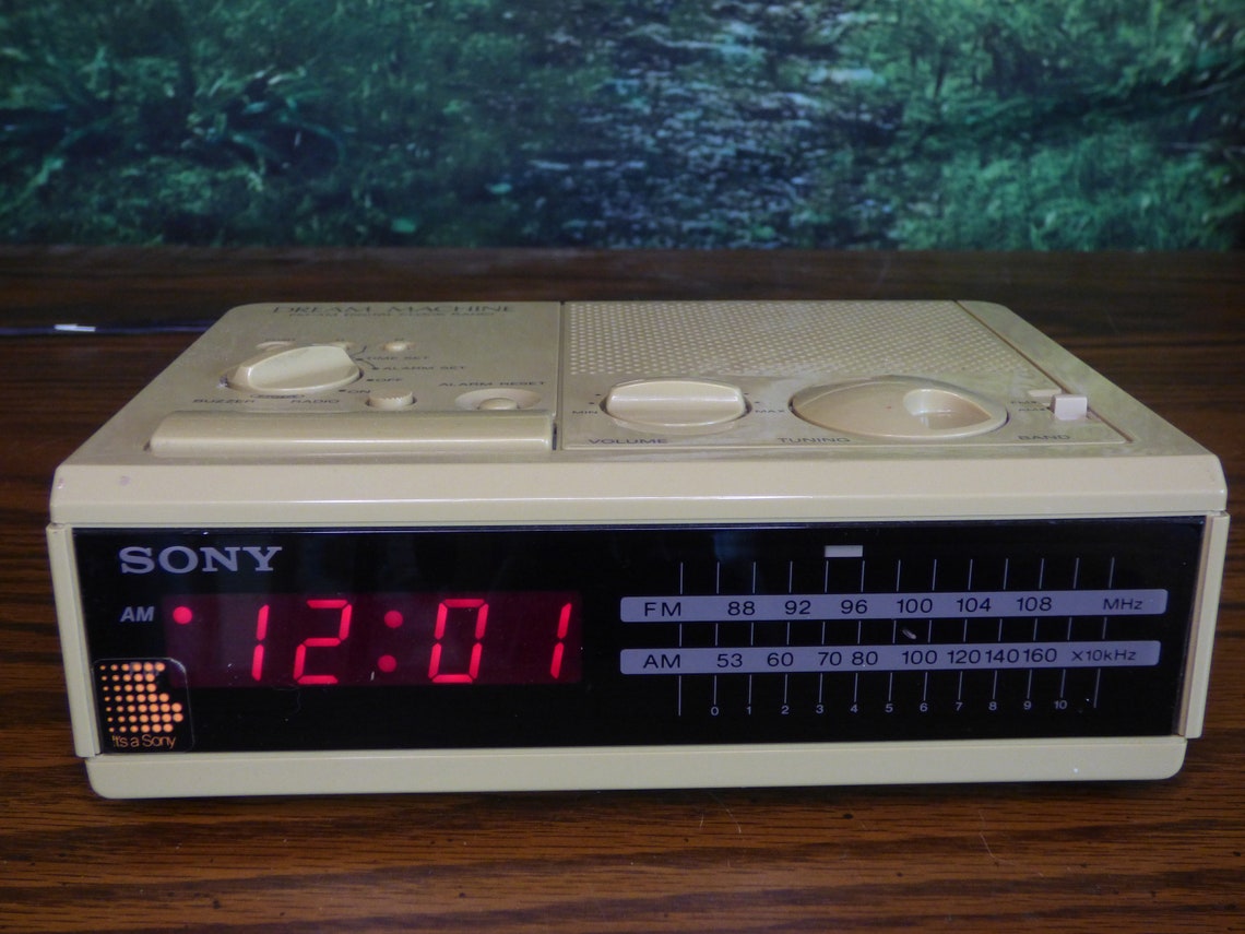 Vintage Sony Dream Machine FM/AM Digital Clock Radiomodel Etsy