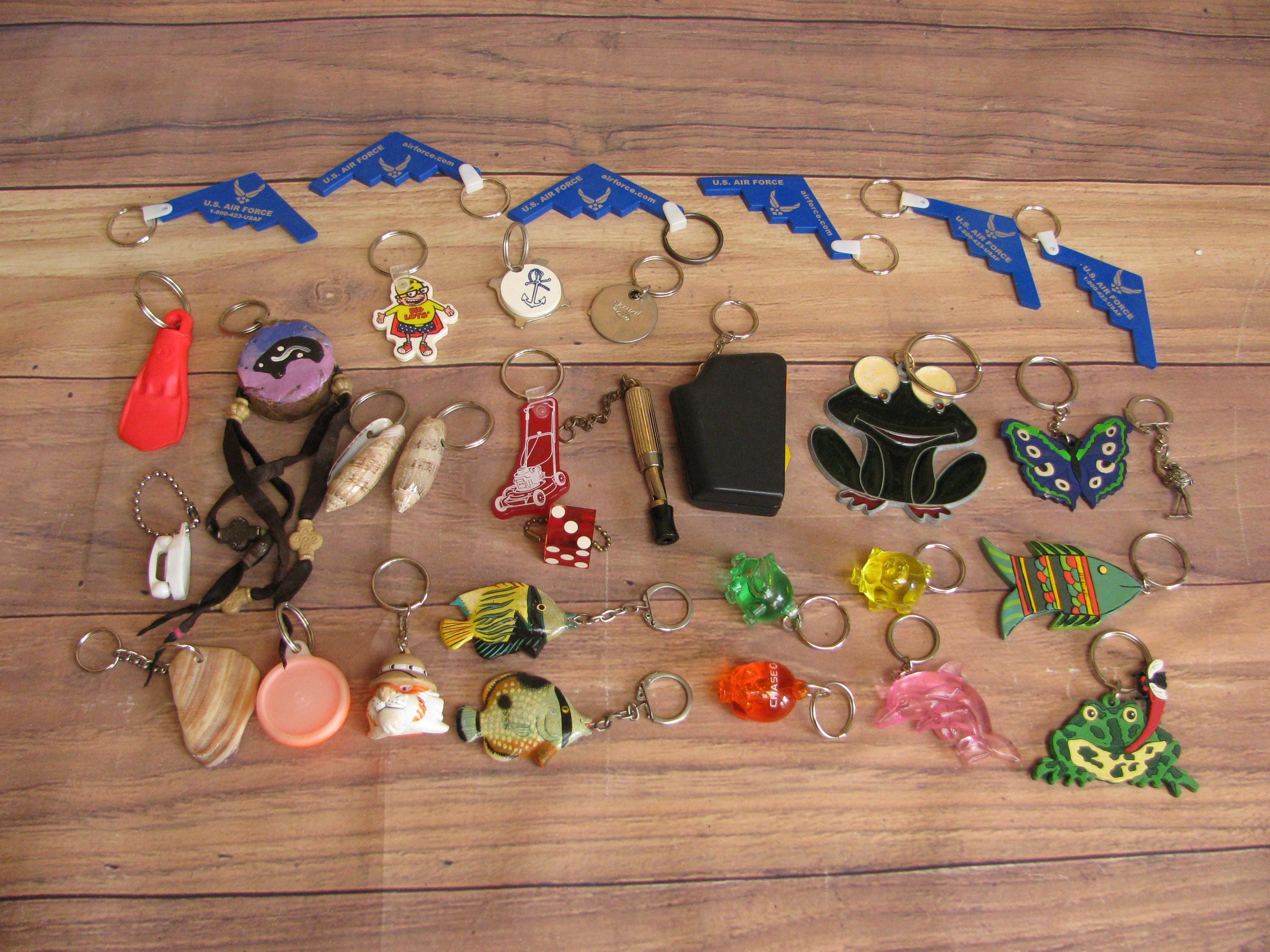 Vintage Keychains-tupperware Bowl-grand Ole Opry-disney-mgm-joe