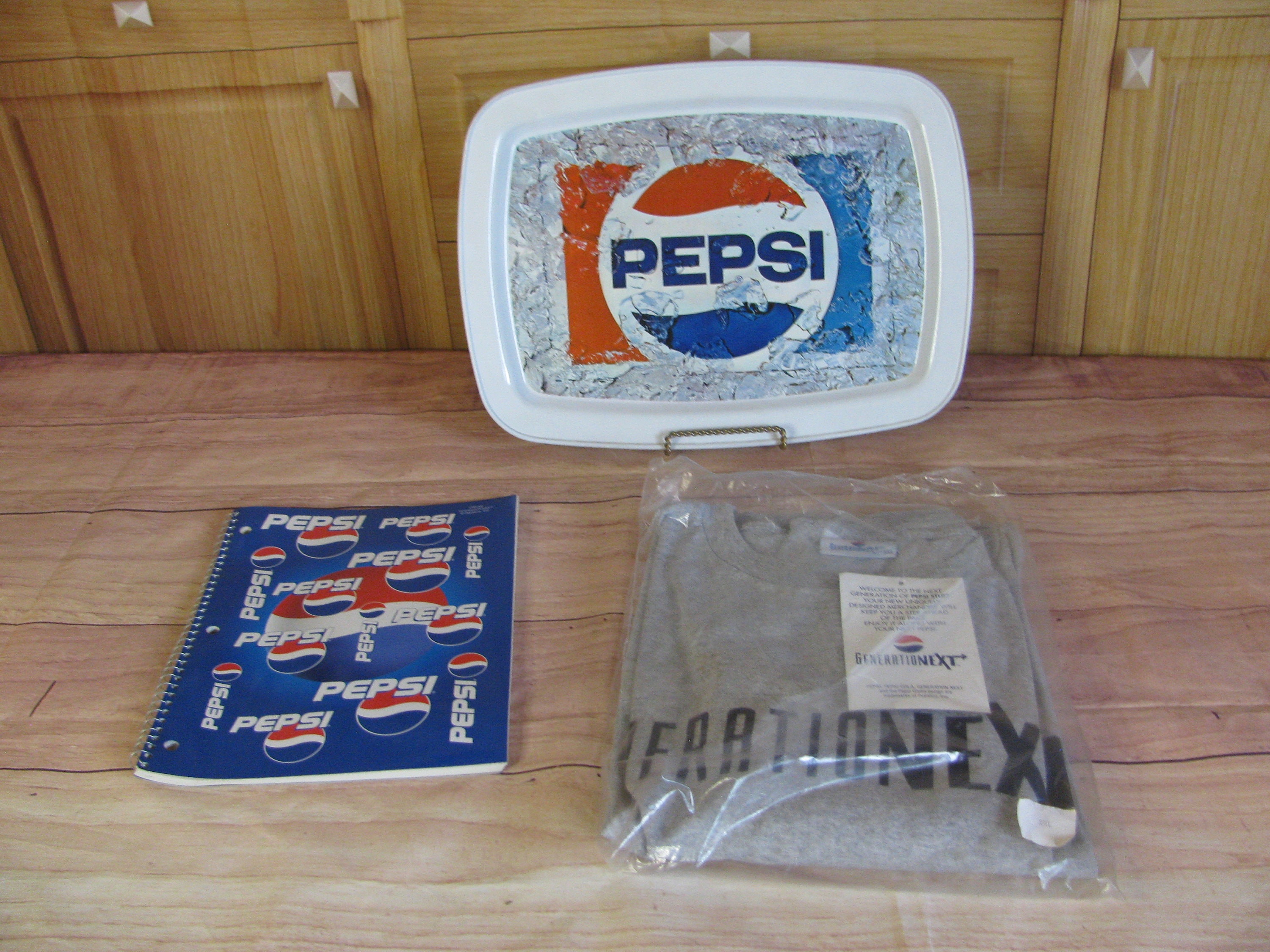 Vintage Full 12 Oz Sparkling Pepsi Cola Embossed Bottles- T Shirt