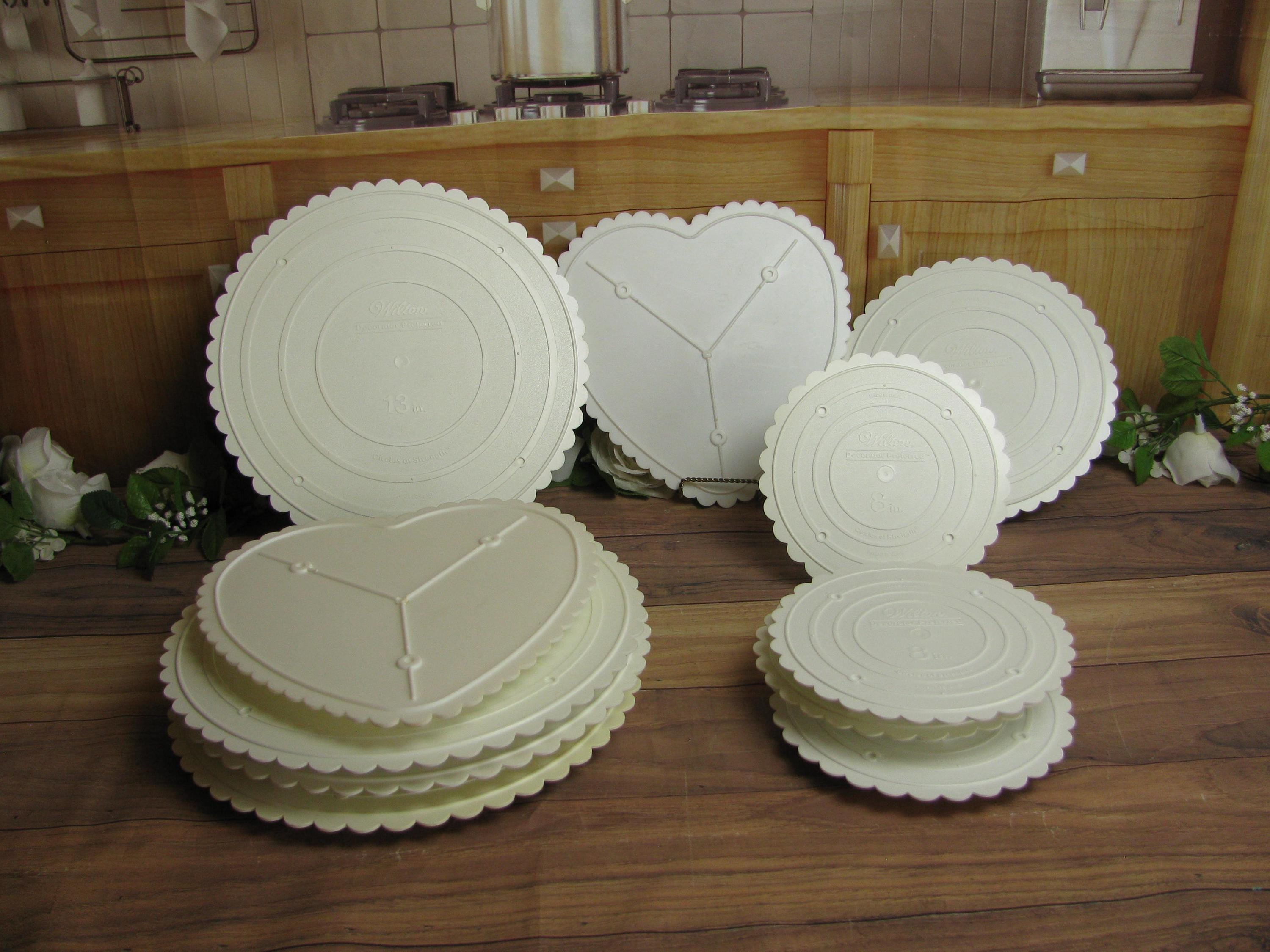 Vintage Wilton Tier Wedding Cake Plates-5 9 or 10 Inch-grecian