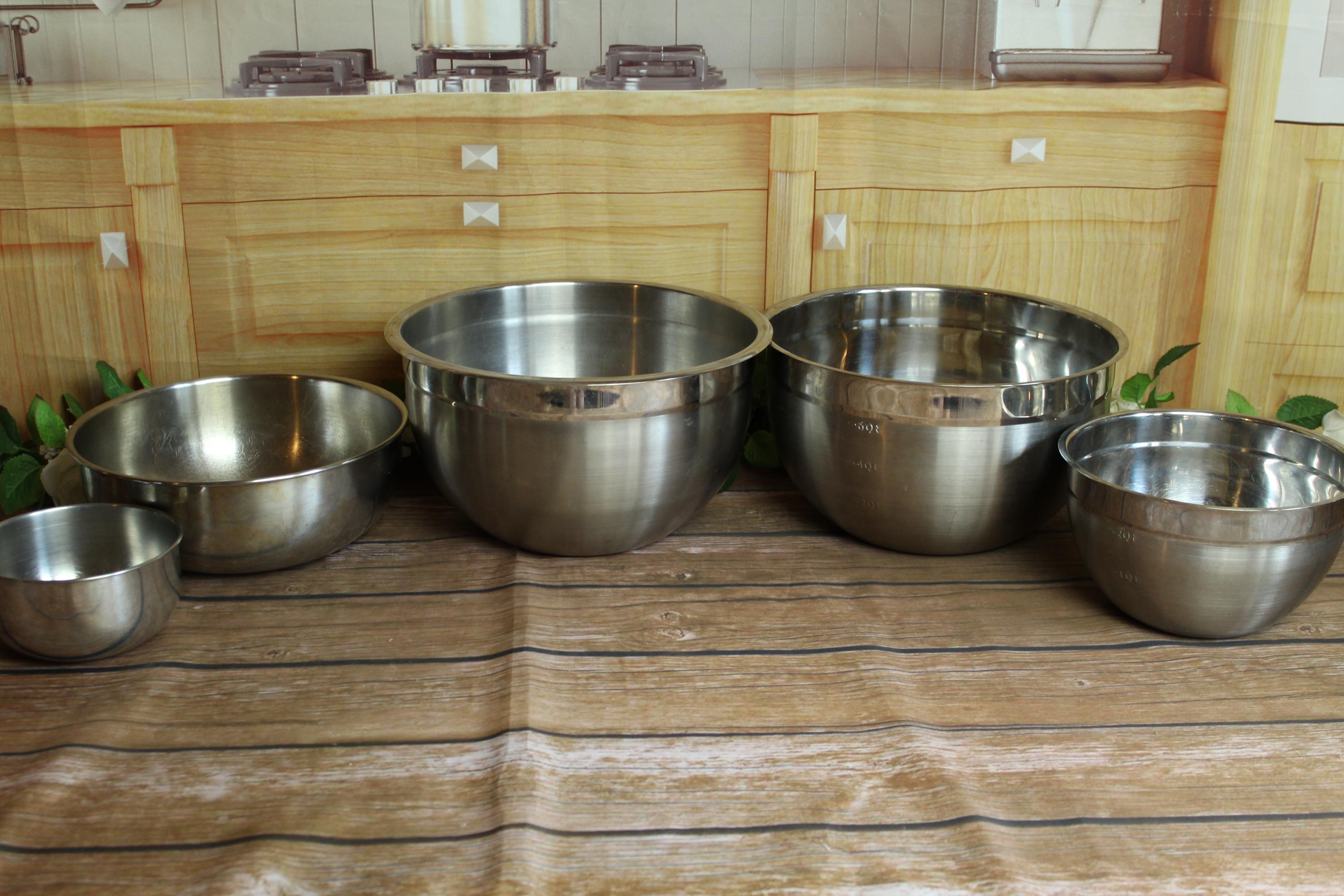 vintage stainless bowl デンマーク製 Vintage Stainless Steel Mixing Bowls-tramontina-tusa Made in the
