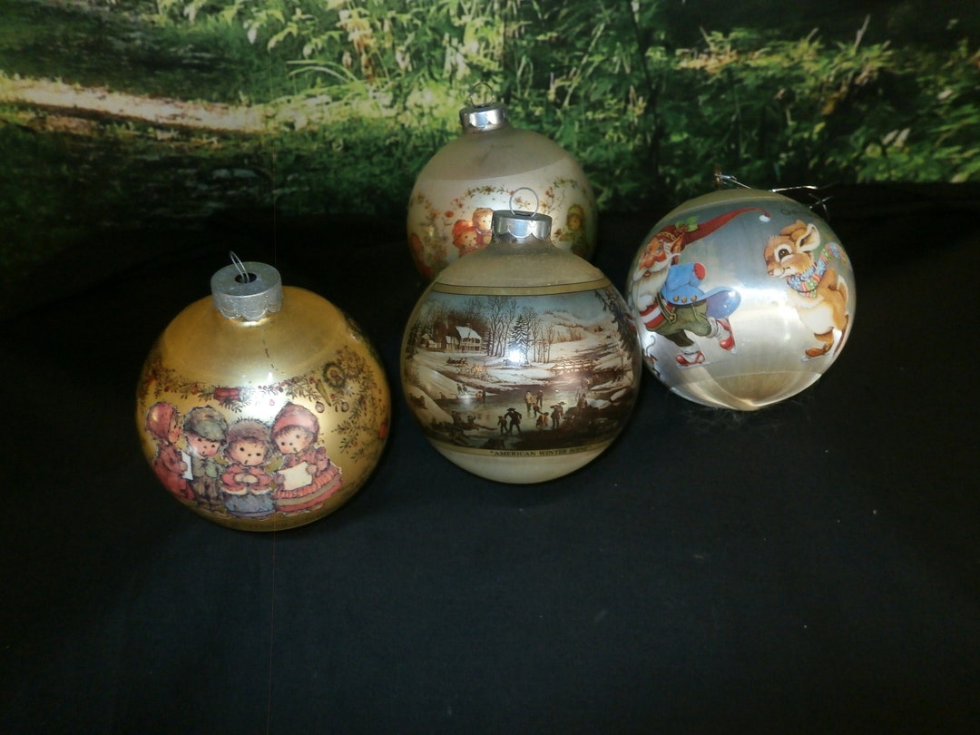 Vintage Hallmark Ornaments19741977betsey Clarkcharmers1976 Currier