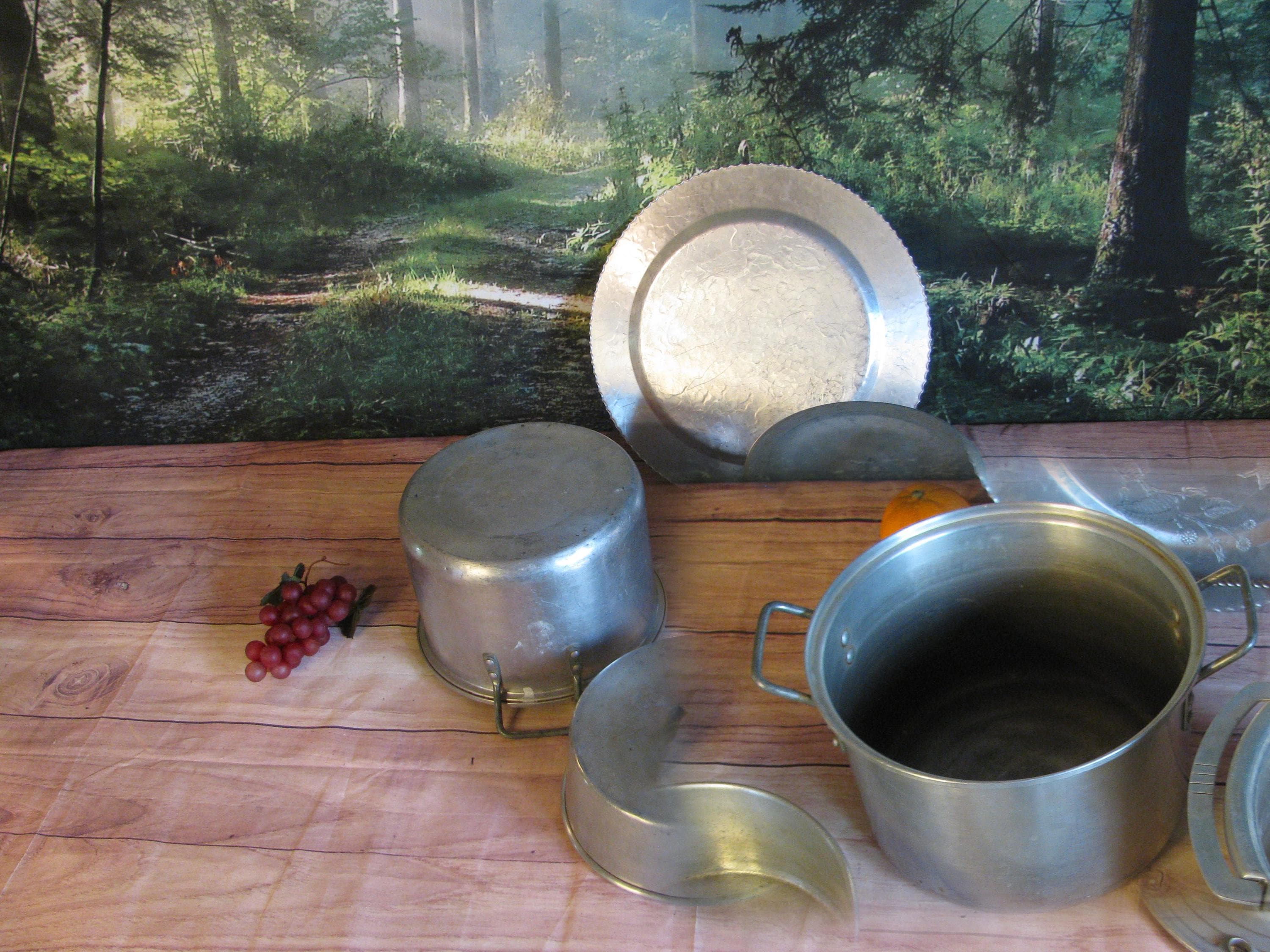 1970年代 Regal Ware リーガルウェア ビンテージ 鍋 USA製 Vintage Regal Ware Double Boiler/steamer Set- 8 QT Premier/wear