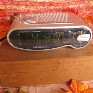 Vintage Emerson Research or GE Digital Clock Radio- Phillips Magnavox Compact Disc 3-Emerson Clock