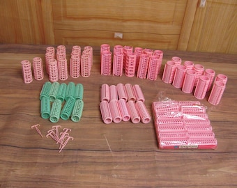 Vintage Wil-Hold and TT Hair Rollers/Curlers-Snap on or Pin Through-Many Sizes