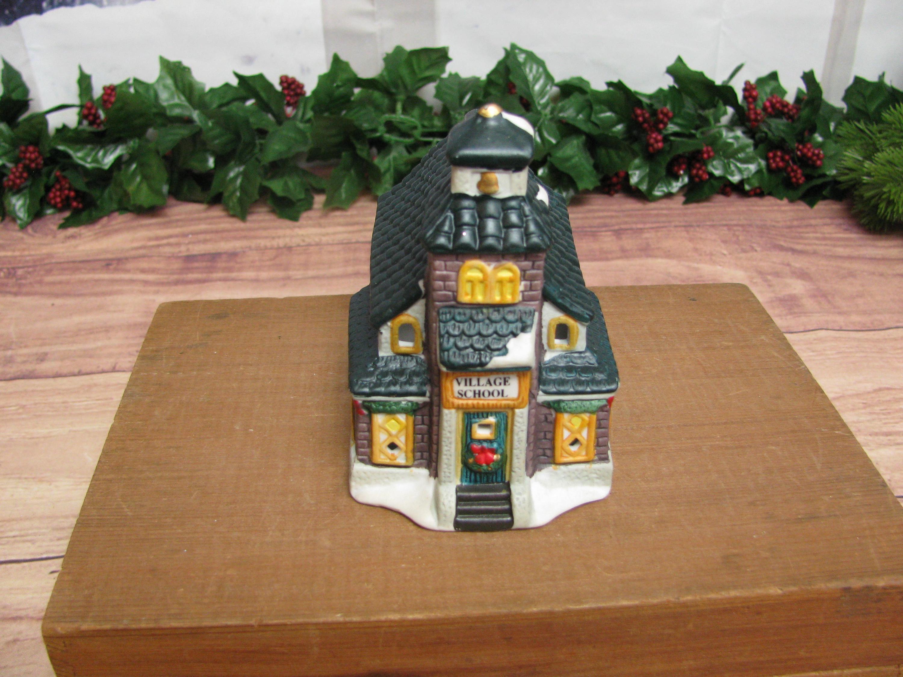 Vintage Ginger Frost Lane Holiday Christmas Village Mini Houses