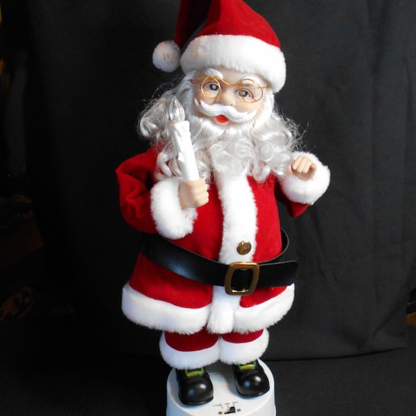 Animated Santa Claus Etsy
