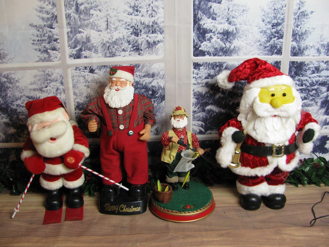 Vintage Department 56/gemmy Animated Christmas Figures- Rockin