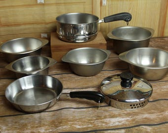 revere wareフライパン 約26.5cm 鉄製 ビンテージ Vintage Revere Ware Tri Ply 12