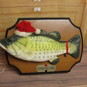 Vintage 1999 Christmas Big Mouth Billy Bass-gemmy Industries