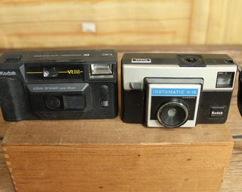Vintage Kodak VR35 K40 35mm or Instamatic X-15 125mm Film Camera
