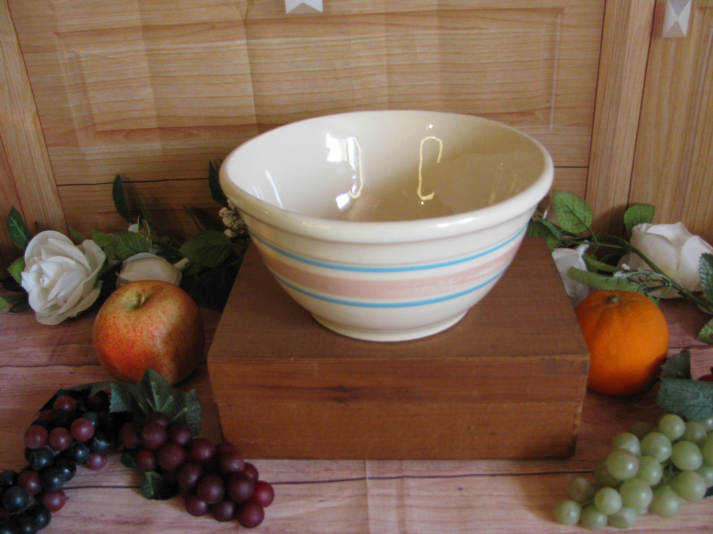 Mccoy Pink Blue Bowl - Etsy Mccoy Pink Blue Bowl - Etsy