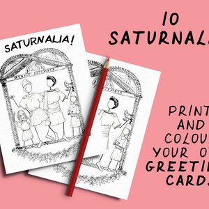 Io Saturnalia! Print uw eigen wenskaarten