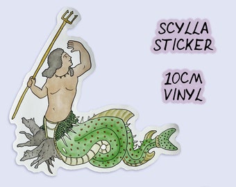 Ancient Greek Mythical Creatures - Chimera / Khimaira sticker - 10cm Vinyl