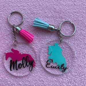 Personalized Horse Keychains