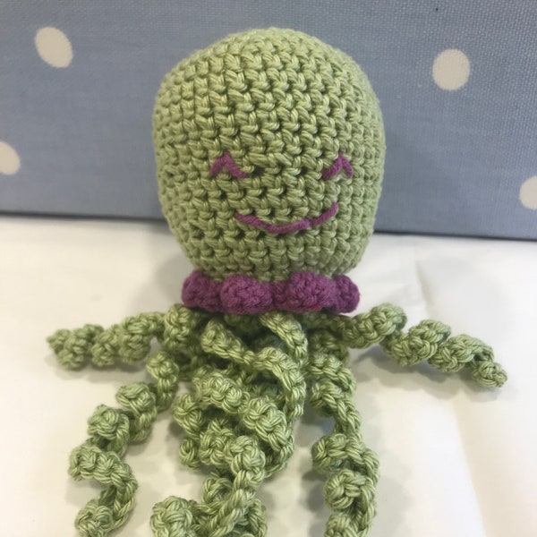 Hand Crocheted Octopus for newborn or premature baby