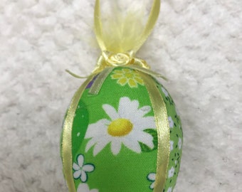 Quilted Easter egg. Fabric, decorative Easter egg, perfect gift or for a collection.