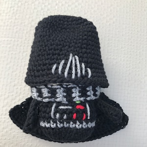 Darth Vader, hand crocheted Darth Vader collectable, May the 4th be with you!