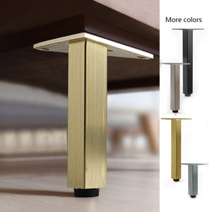4pcs furniture Legs, adjustable cabinet table feet, support leg, Aluminum alloy  gold /black metal furniture foot