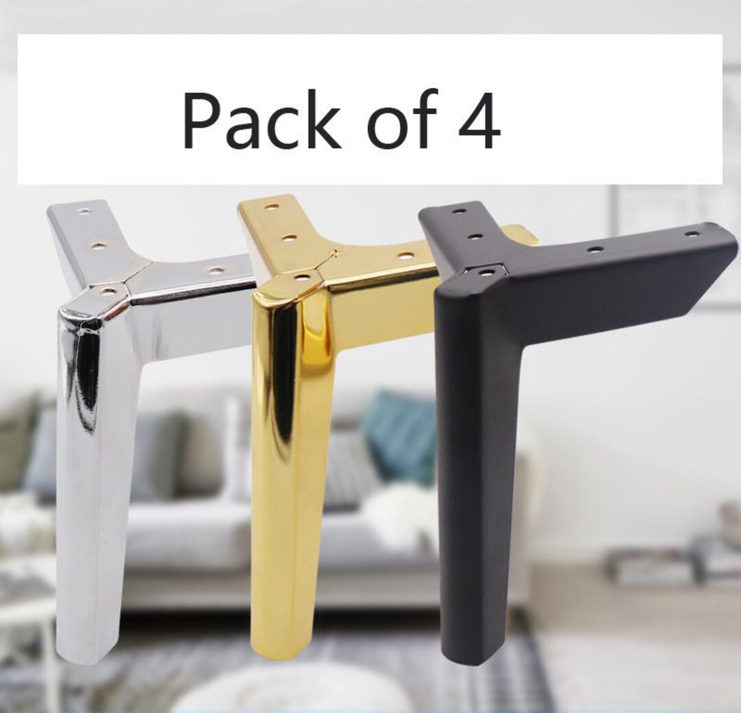 Silver Furniture Legs Metal Sofa Table Feet, Bathroom Support