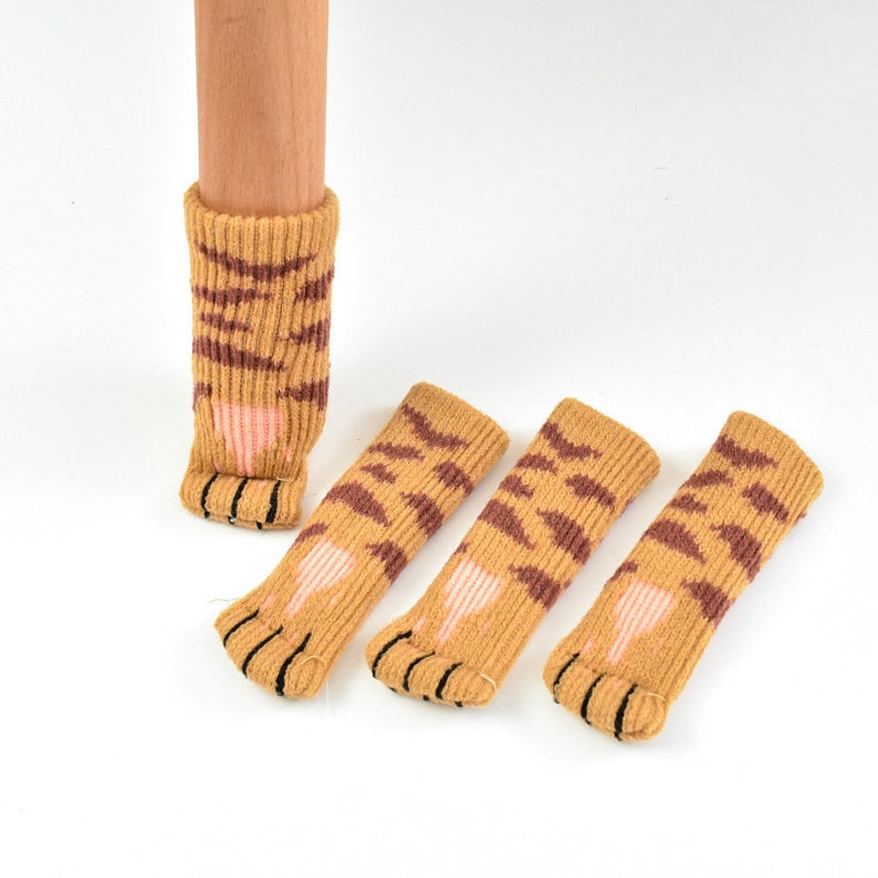16pc Protective Cover Table Leg Floor Chair Foot Cat Cover Etsy