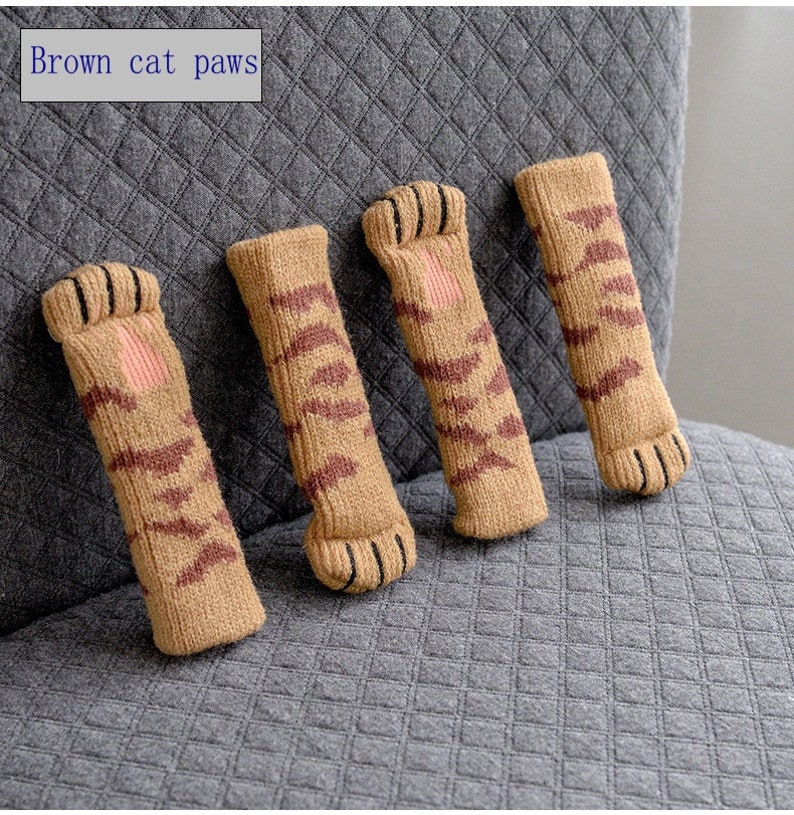 16pc Protective Cover Table Leg Floor Chair Foot Cat Cover Etsy