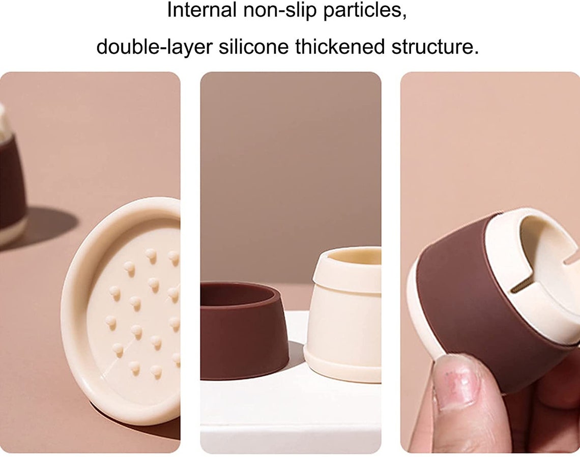 16pcs Circular Chair Leg Caps suitable for 1.6 '' | Etsy