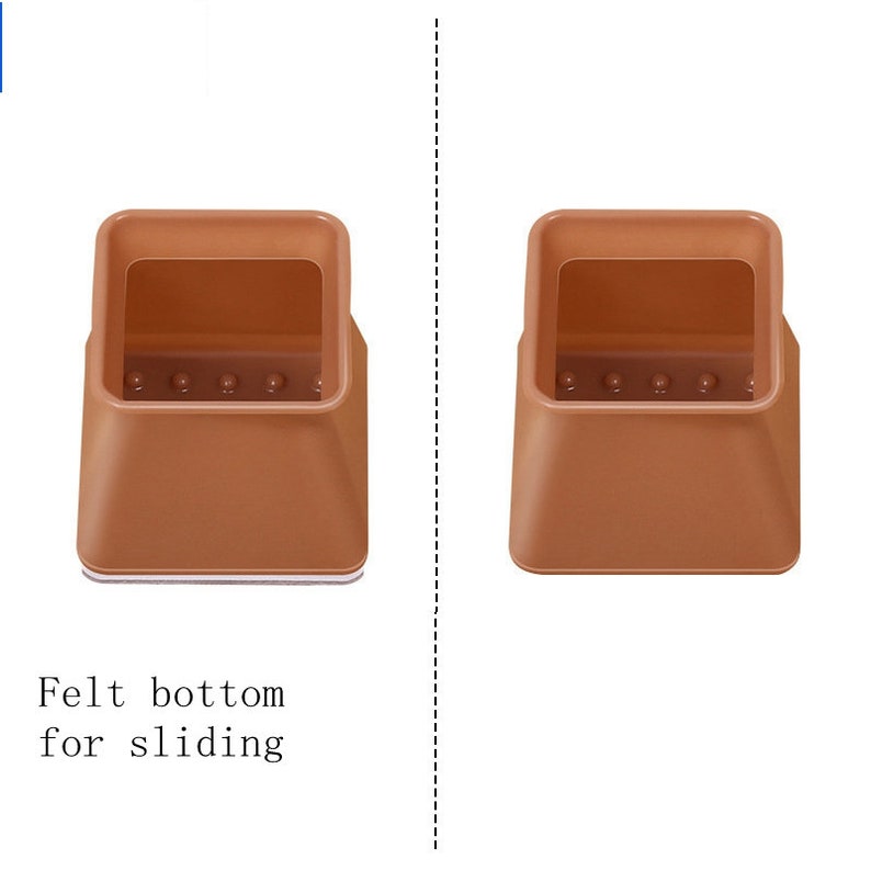 24pcs Square Chair Leg Caps Furniture Silicone Protector Etsy