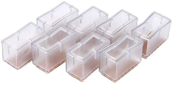 Rectangle Chair Leg Capssuitable for 1.2 2 Furniture Silicone