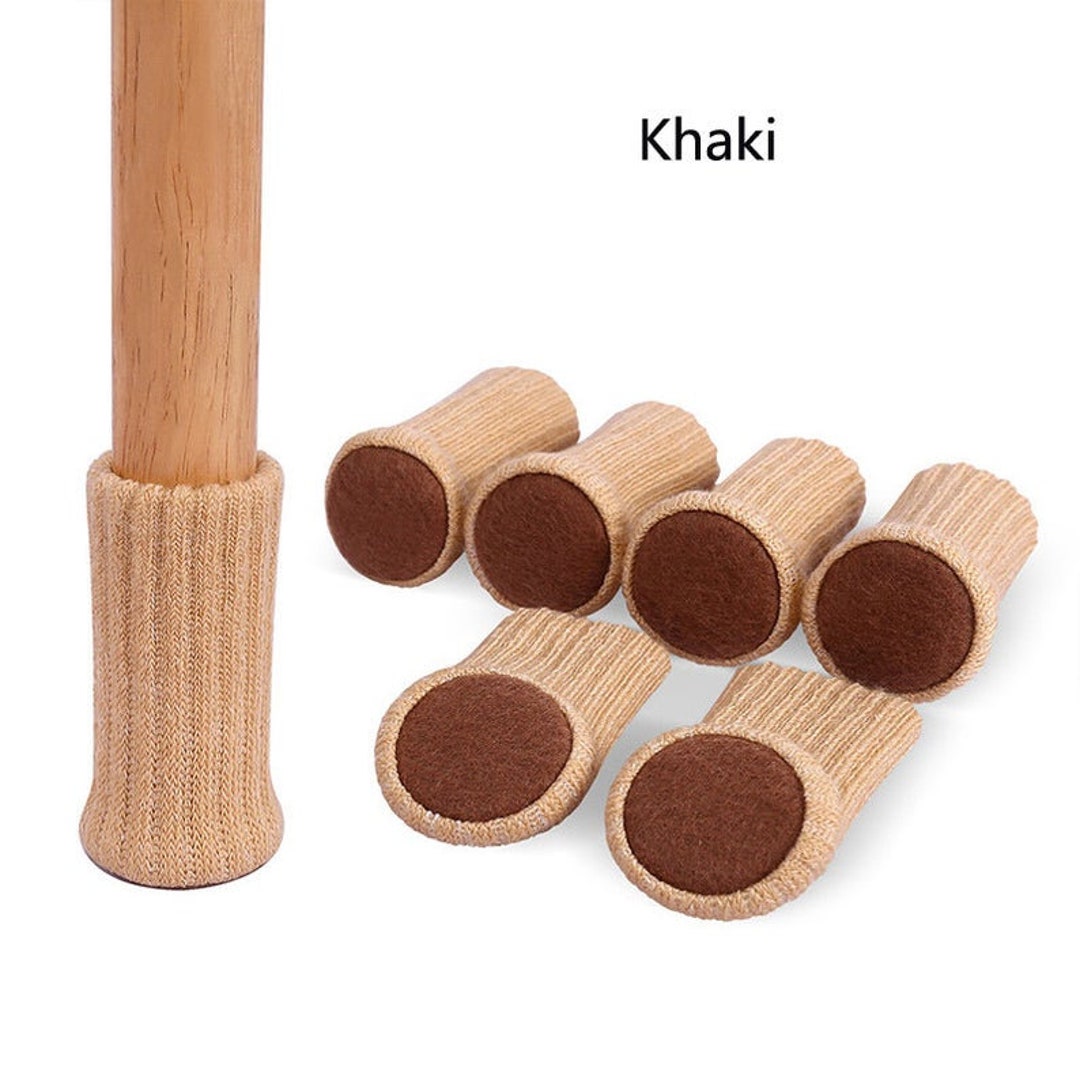 24pc Protective Cover ,table Legs Floor Chair Foot Cover ,knitted