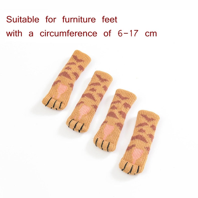 16pc Protective Cover Table Leg Floor Chair Foot Cat Cover Etsy