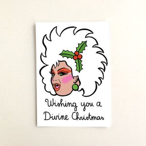 Wishing you a Divine Christmas - Divine - Kerstkaart